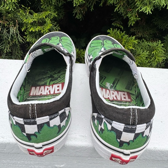 Limited Edition Hulk checkered Marvel vans size 7.5m 9w - Picture 4 of 7